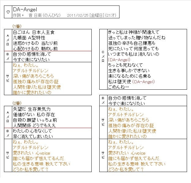 詞先オリジナル曲の作詞します 切ない系、恋愛系がの歌詞が得意です♡ イメージ4