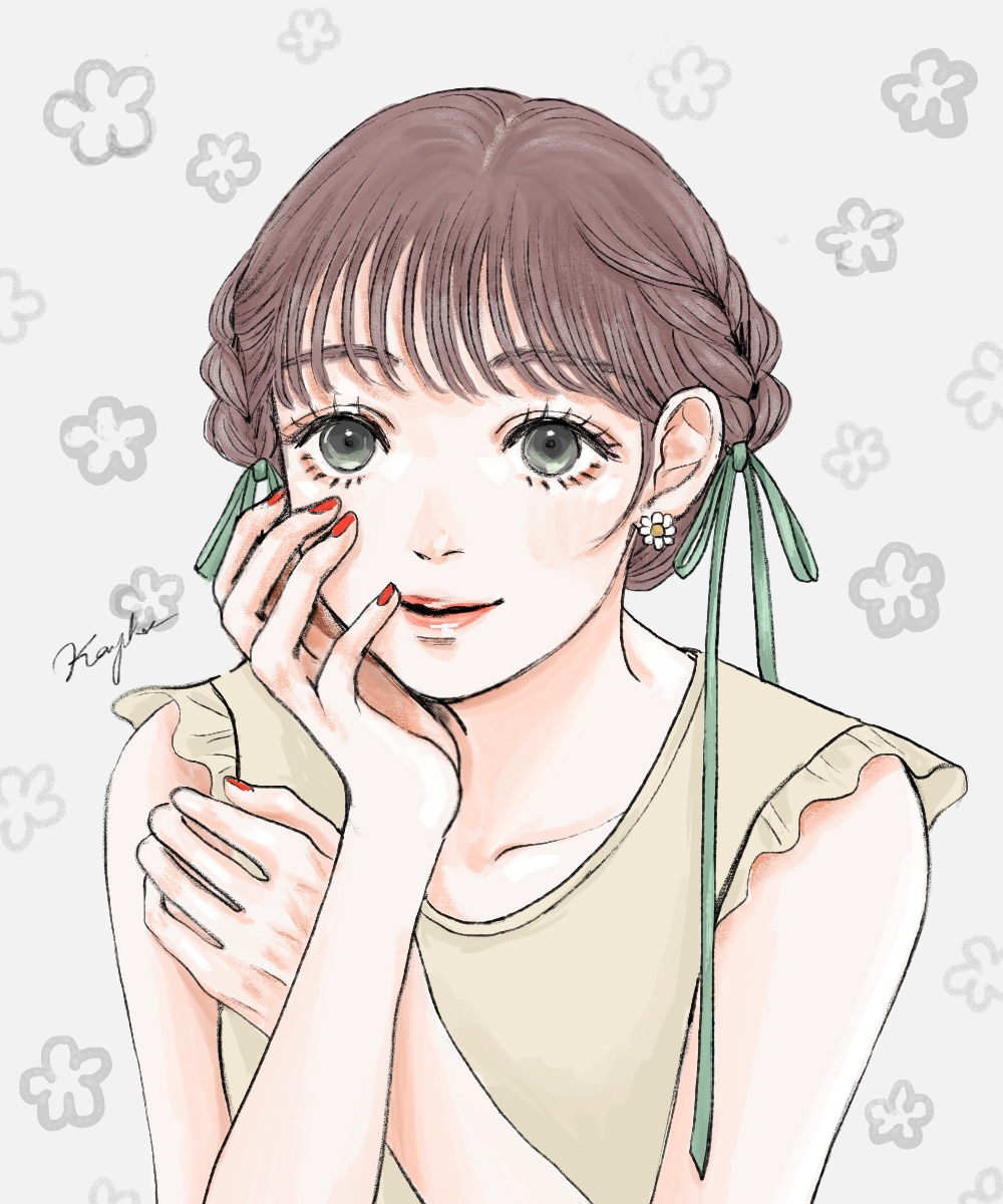 SNSでパッと目を惹くアイコンお描きします 透明感がある生き生きとした人物イラストをお届けします♡ イメージ2