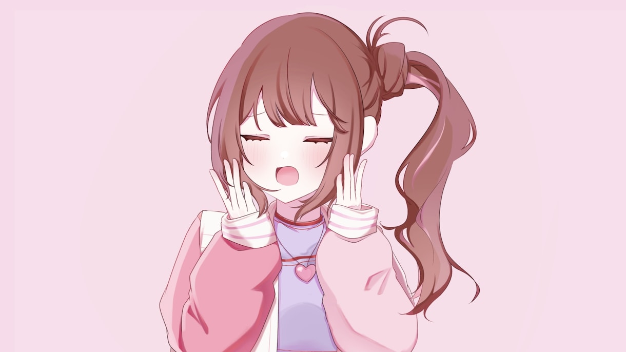 ぱっちり瞳が魅力の可愛いイラストを描きます サムネイルやアイコン用イラストを描きます！ イメージ1