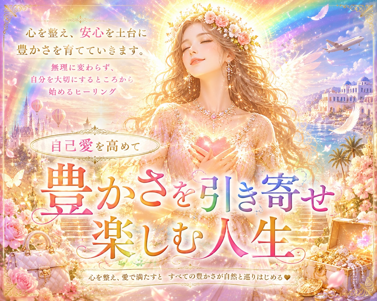心を整え、安心を土台に豊かさを育てていきます 無理に変わらず、自分を大切にするところから始めるヒーリング イメージ1