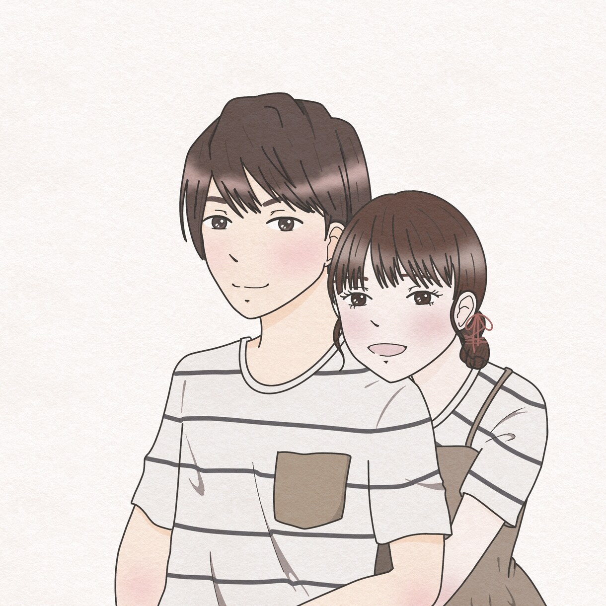 商用利用◎ゆるくてかわいい似顔絵イラストを描きます 【2名様限定価格】インスタ、XなどのSNSアイコンにおすすめ イメージ6