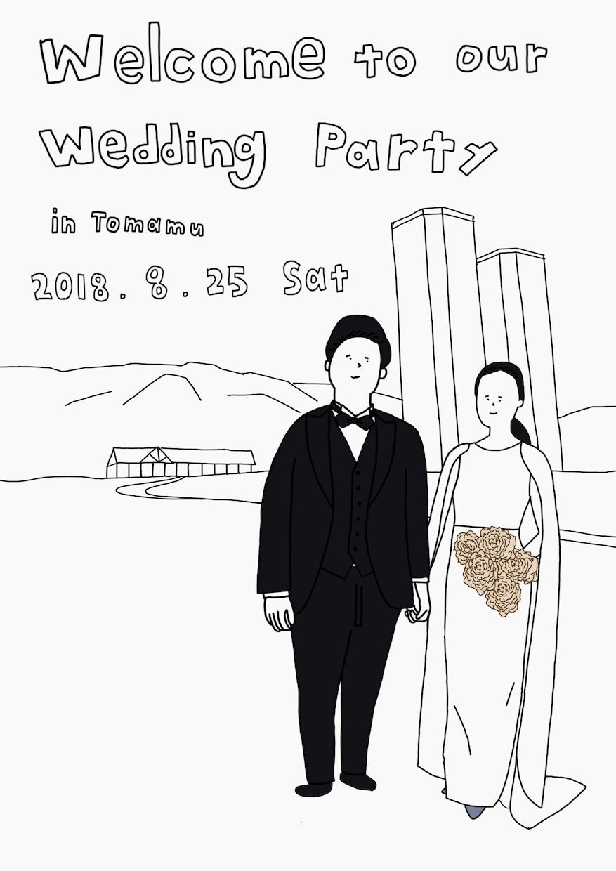 結婚式のウェルカムボードをデザイン致します 結婚式後も家に飾れる可愛いデザインに仕上げます! イメージ2