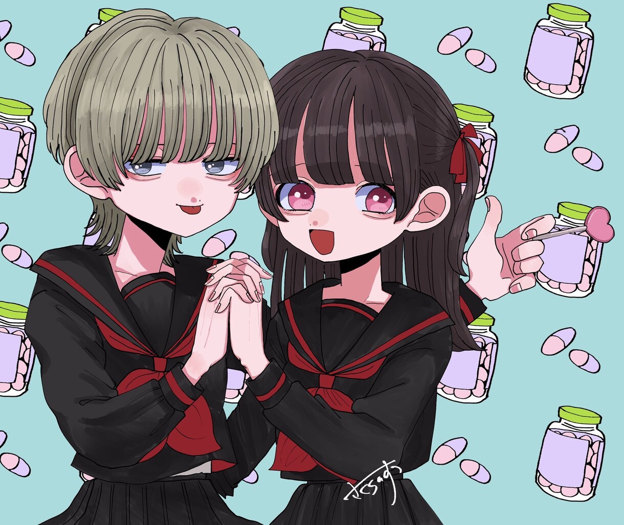 SNSアイコン・配信画像・動画サムネなど描きます 可愛いけど個性的な絵柄をお求めの方は是非！ イメージ5