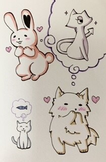 ゆるキャラ/どうぶつアイコンなど描きます 商標/二次利用OK！アナログで描かれたゆるーい生き物達 イメージ4