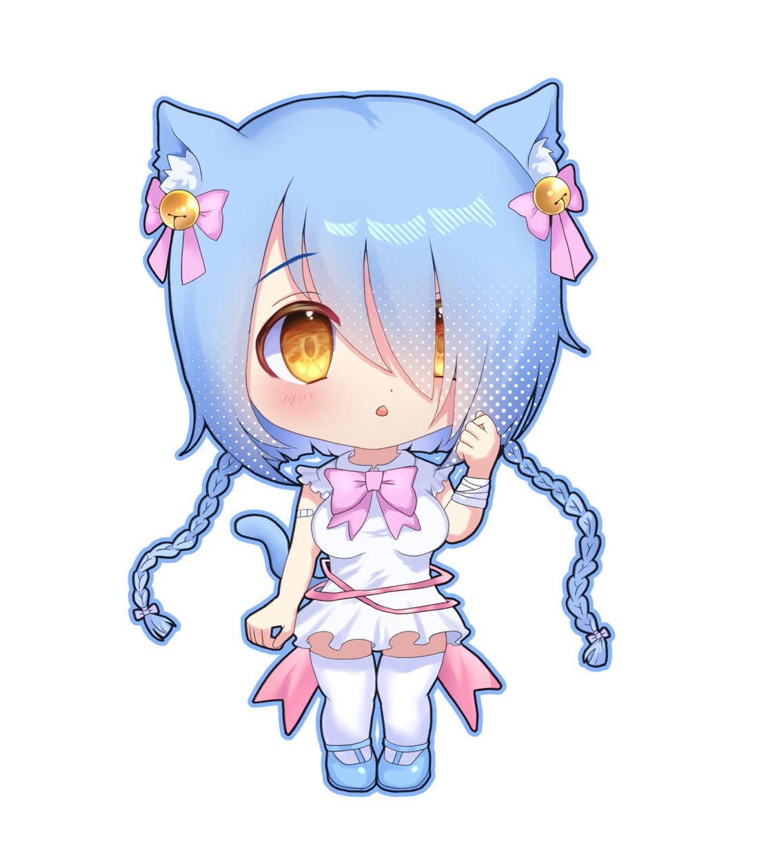 可愛いミニキャラ描きます うるっと瞳の可愛いミニキャラ！グッズ用、動画用イラスト等に イメージ6