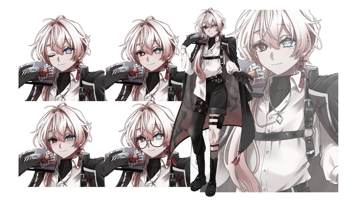 配信用アバターやVTuberの立ち絵作成いたします 雰囲気や世界観を重視した立ち絵を作成します。 イメージ2