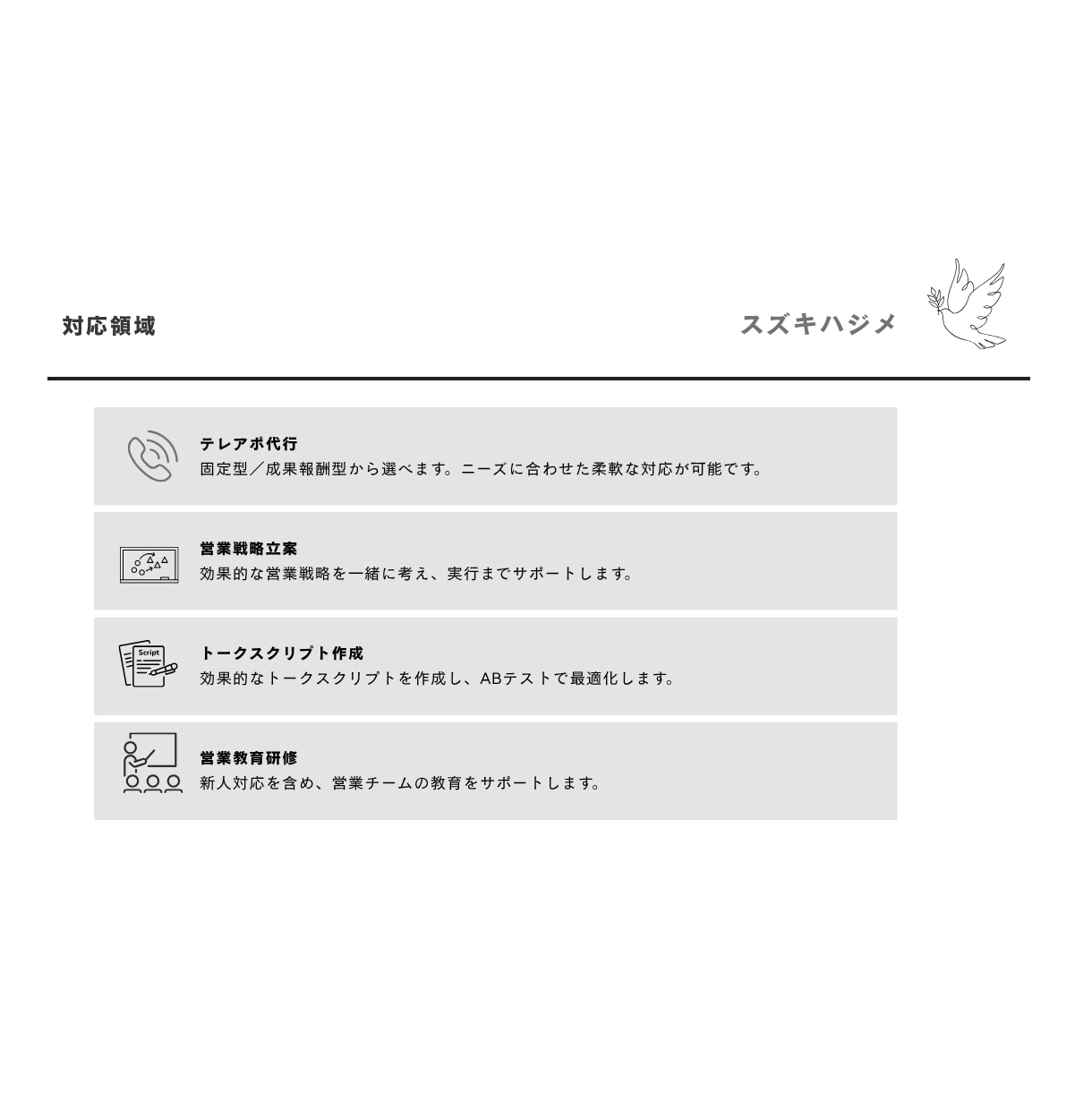 新規開拓専門のプロがテレアポ代行いたします テレアポ代行専門アドバイザーが秘伝の知見をフル活用し徹底支援 イメージ2
