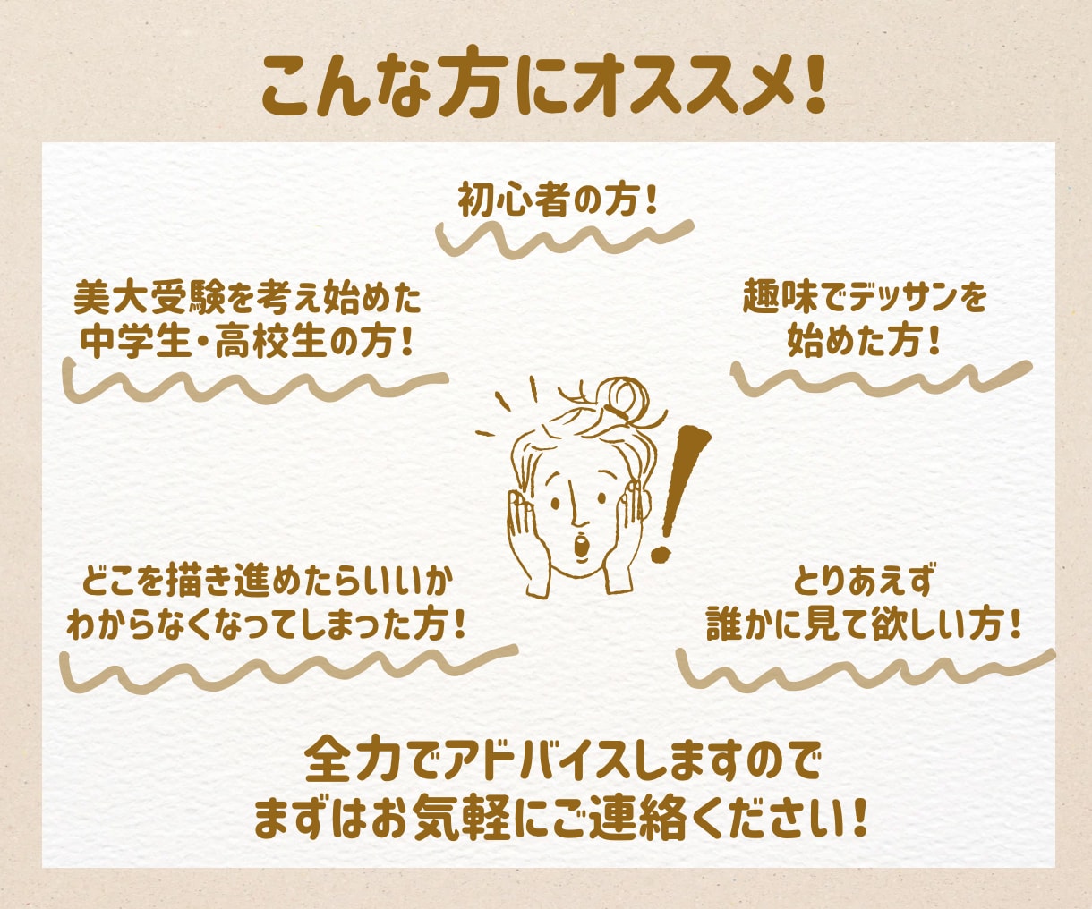 美術予備校講師が鉛筆デッサンを添削します 初心者の方や受験生の方など、どんな目的の方でも大歓迎です！ イメージ2