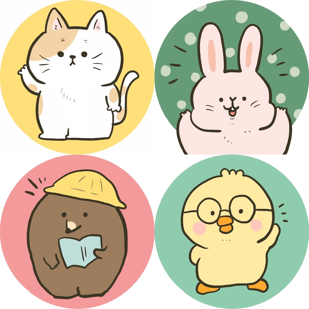 あなただけの可愛いゆるキャラ作成いたします 商用OKブログやアイコン、広告におすすめな動物などのアイコン イメージ5