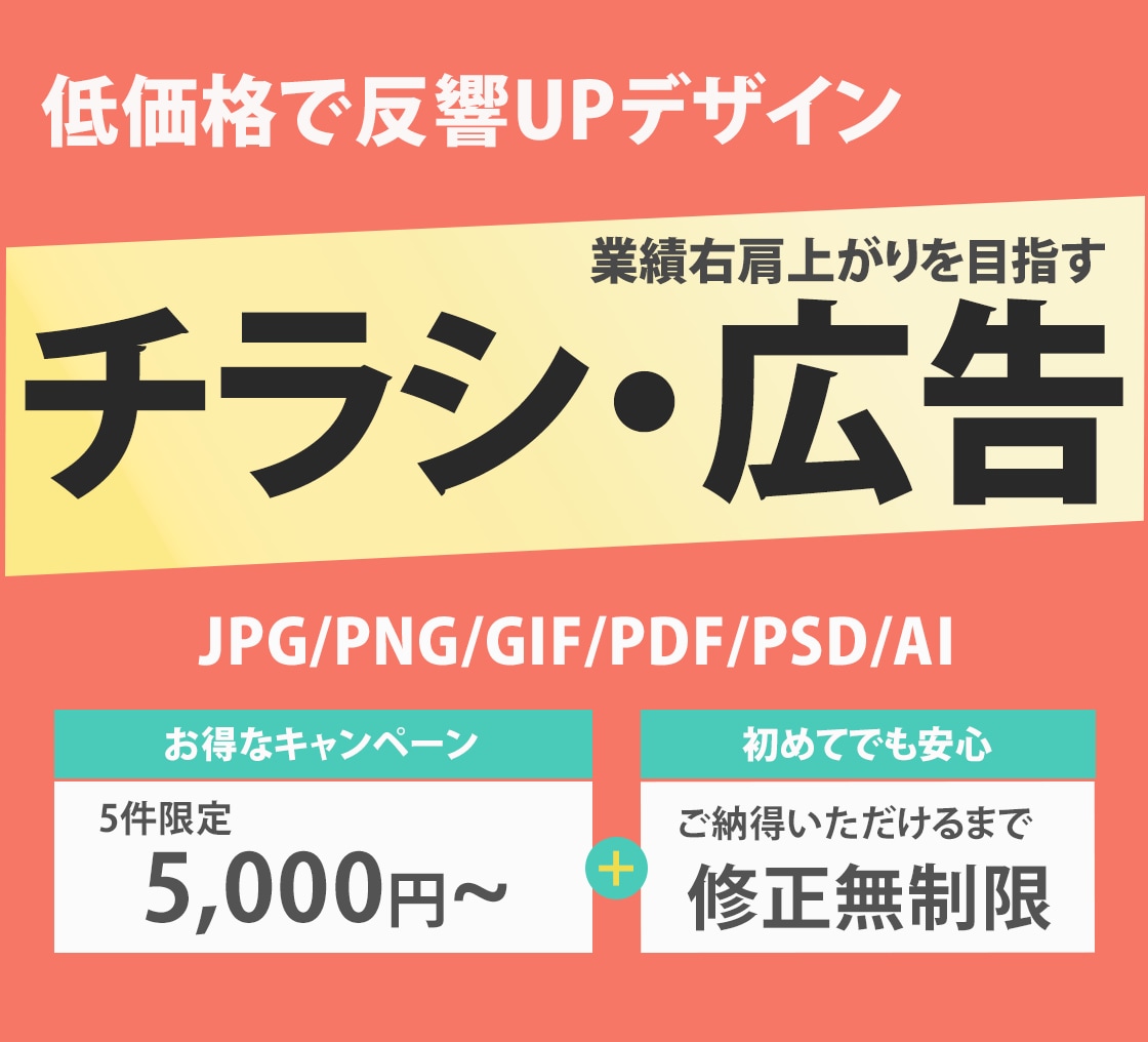 キャンペーン価格☆高品質なチラシを作成します 営業歴20年の実績から丁寧なヒアリングで要望を叶えます イメージ1