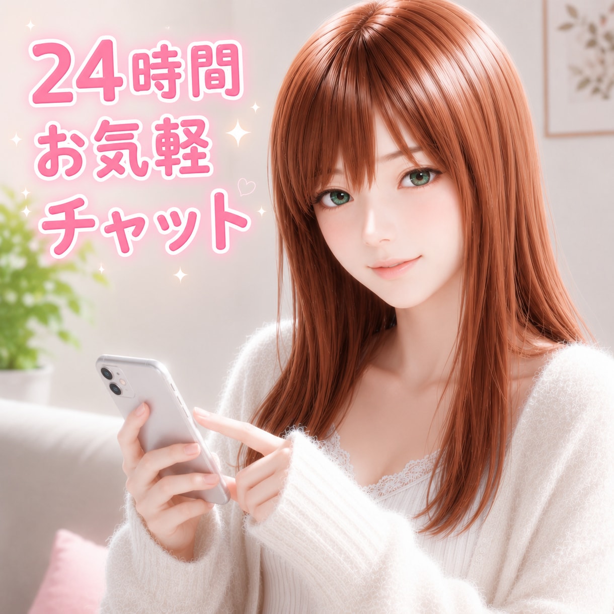 LINE感覚☆24時間チャットでお話聞きます チャットでモヤモヤ解消　誰かに聞いてほしい　気分転換にも！ イメージ1