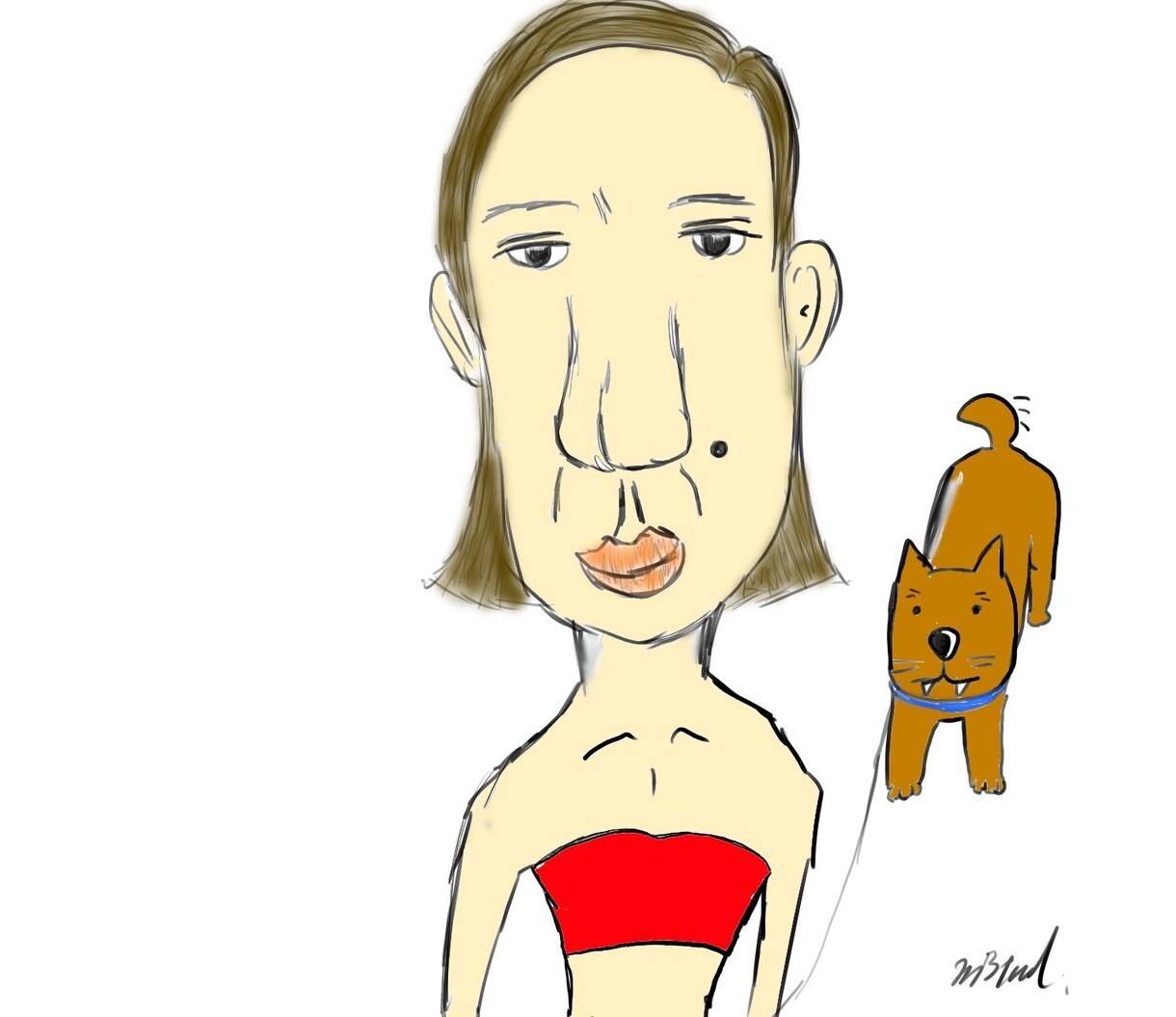 想像で似顔絵描きます プロ社畜の現役サラリーマンが想像であなたを描きます イメージ1