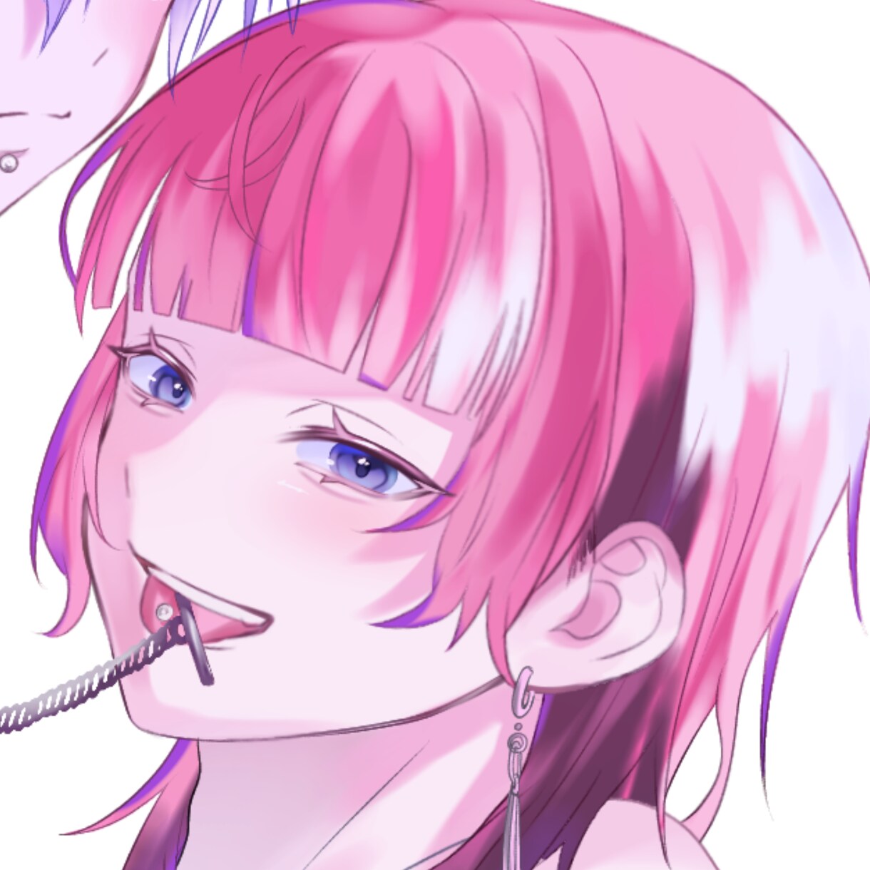 独特な配色と差し色で目を惹く絵をお描きします 簡単背景で絵になる立ち絵が得意です！ イメージ5
