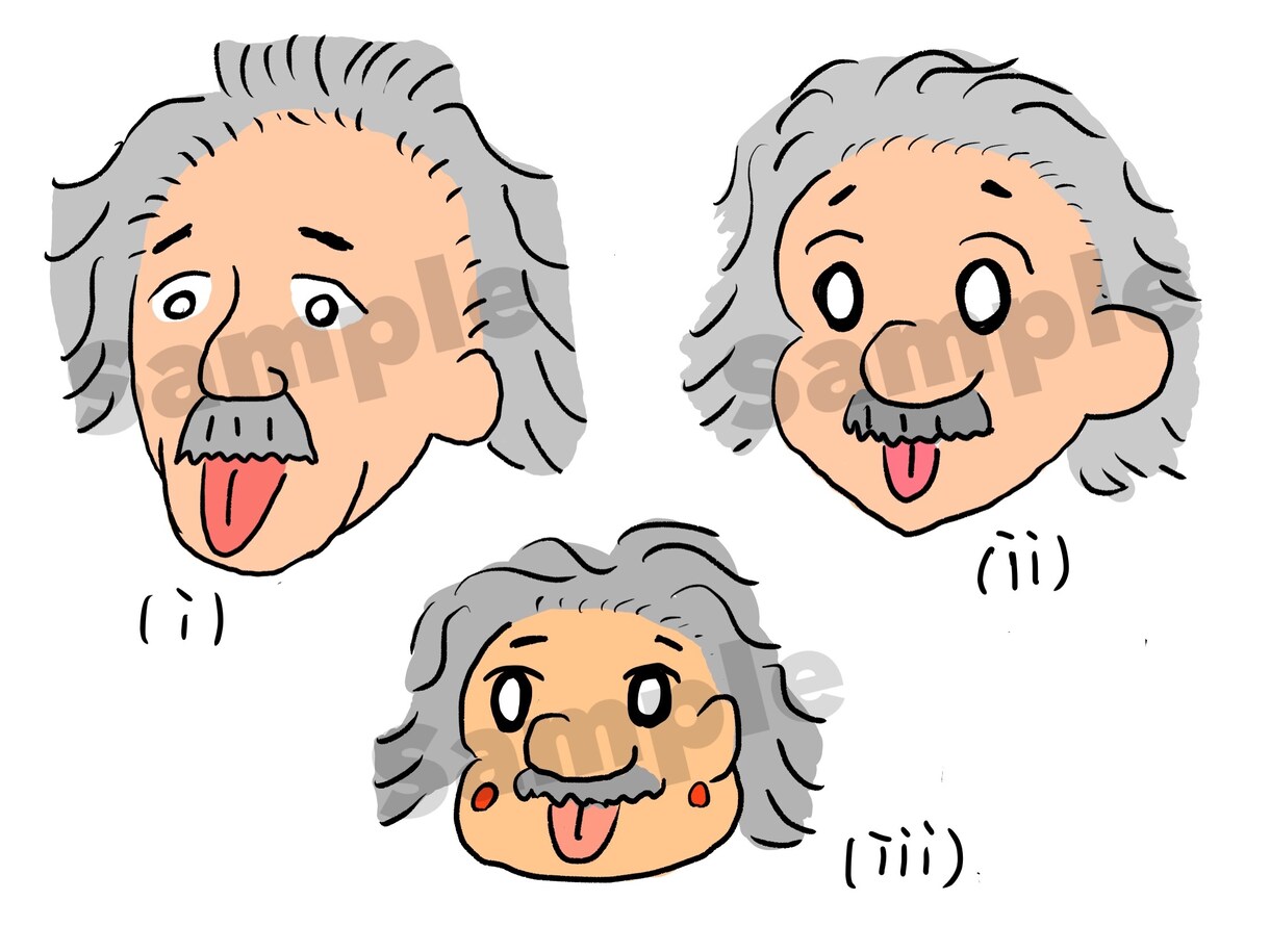 リアル？ポップ？様々な偉人の似顔絵を描きます ブログで使いたいけど著作権が...そんな人のために描きます！ イメージ3