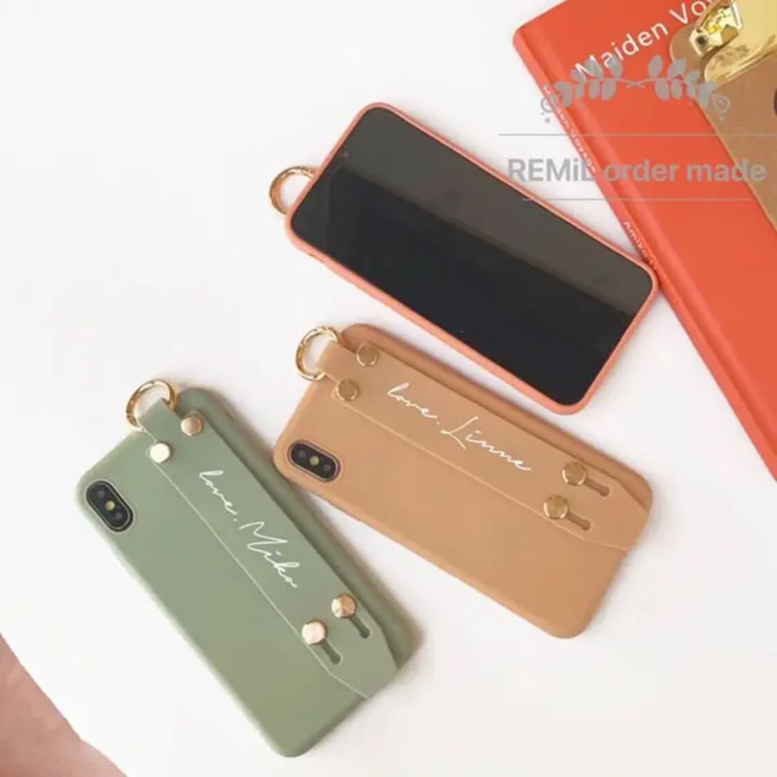 文字入れのスマホケースを製作・出品しています あなただけの世界に一つのスマホケースをお届け致します イメージ9