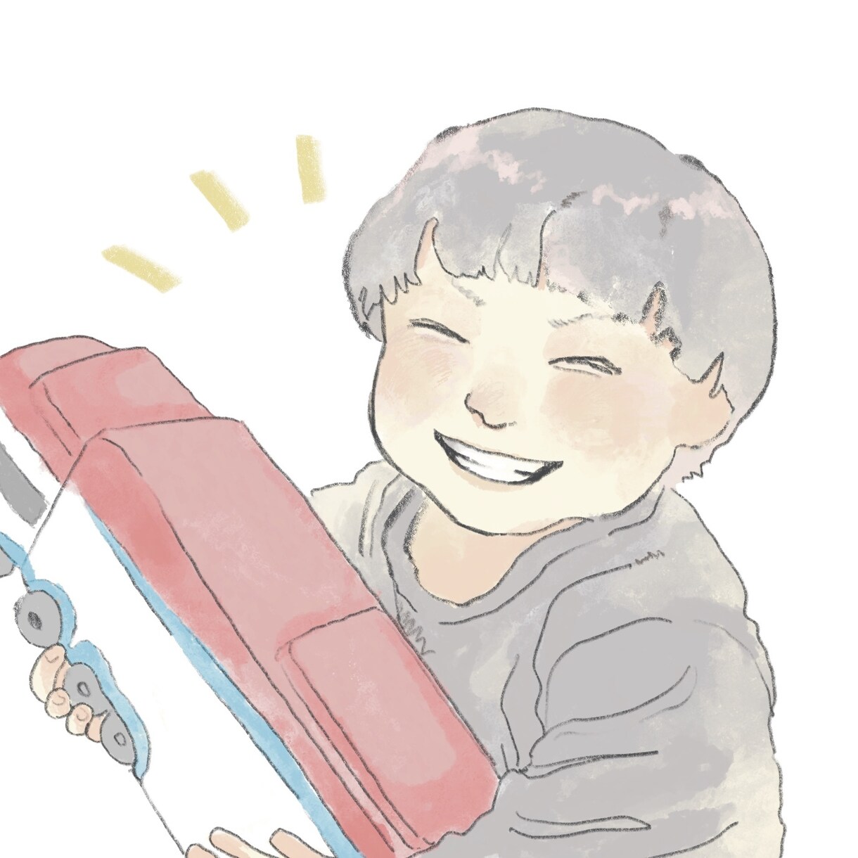 柔らかいタッチでアナログ風似顔絵描きます アイコンはもちろん家族親友恋人との思い出にオススメ！ イメージ4