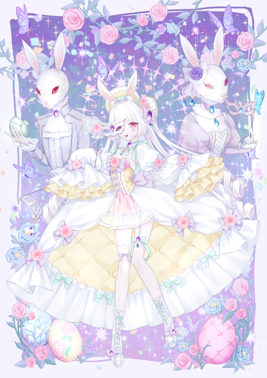 繊細な厚塗りキャラクターイラスト制作いたします 動画や立ち絵、アイコン、ヘッダーや一枚絵など幅広く！ イメージ8