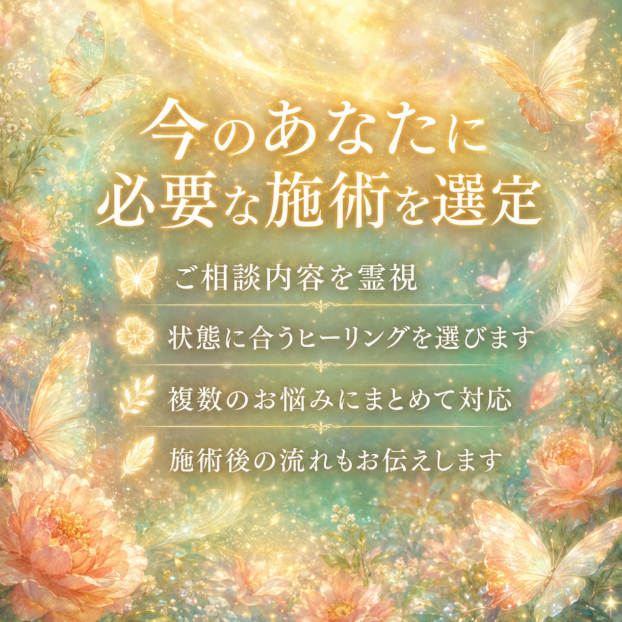 オーダーメイドで今必要なヒーリングをします 迷った時こそ今のあなたに合う波動調整で流れを整えます イメージ2