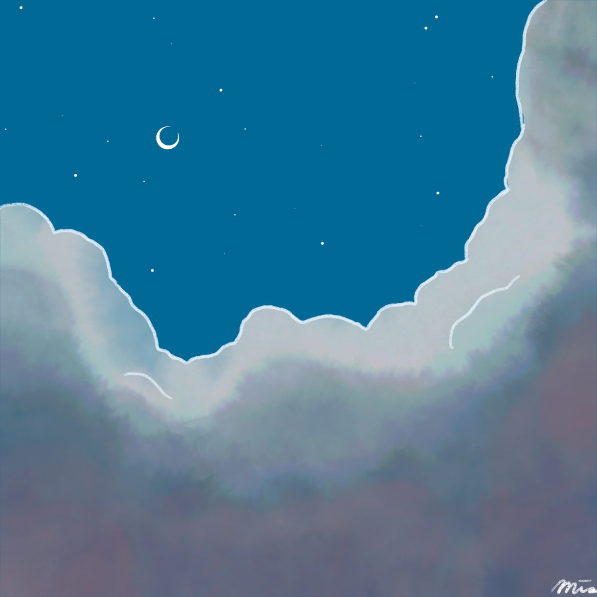 空を描きます あなたの見た空を暖かい絵にします！ イメージ1