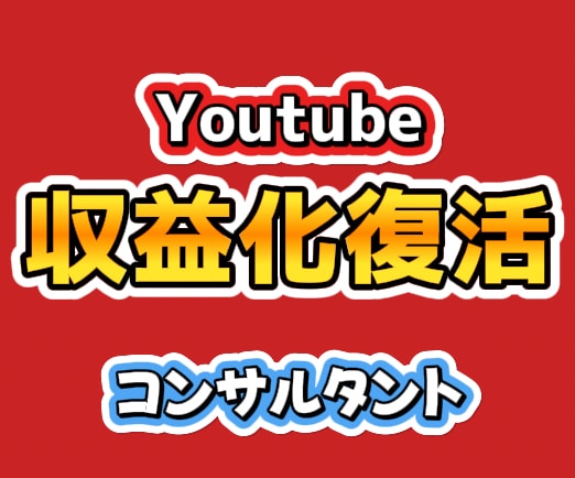 Youtube 収益化復活に向けた支援を致します 【収益化100％復活中】再利用・繰り返し共に復活可能です！ イメージ1