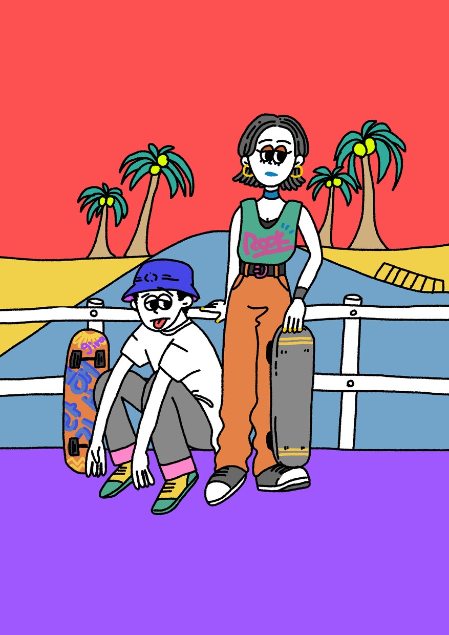 お洒落なイラストウェルカムボードを作ります オーダーで自分だけのオリジナルウェルカムボード。 イメージ3