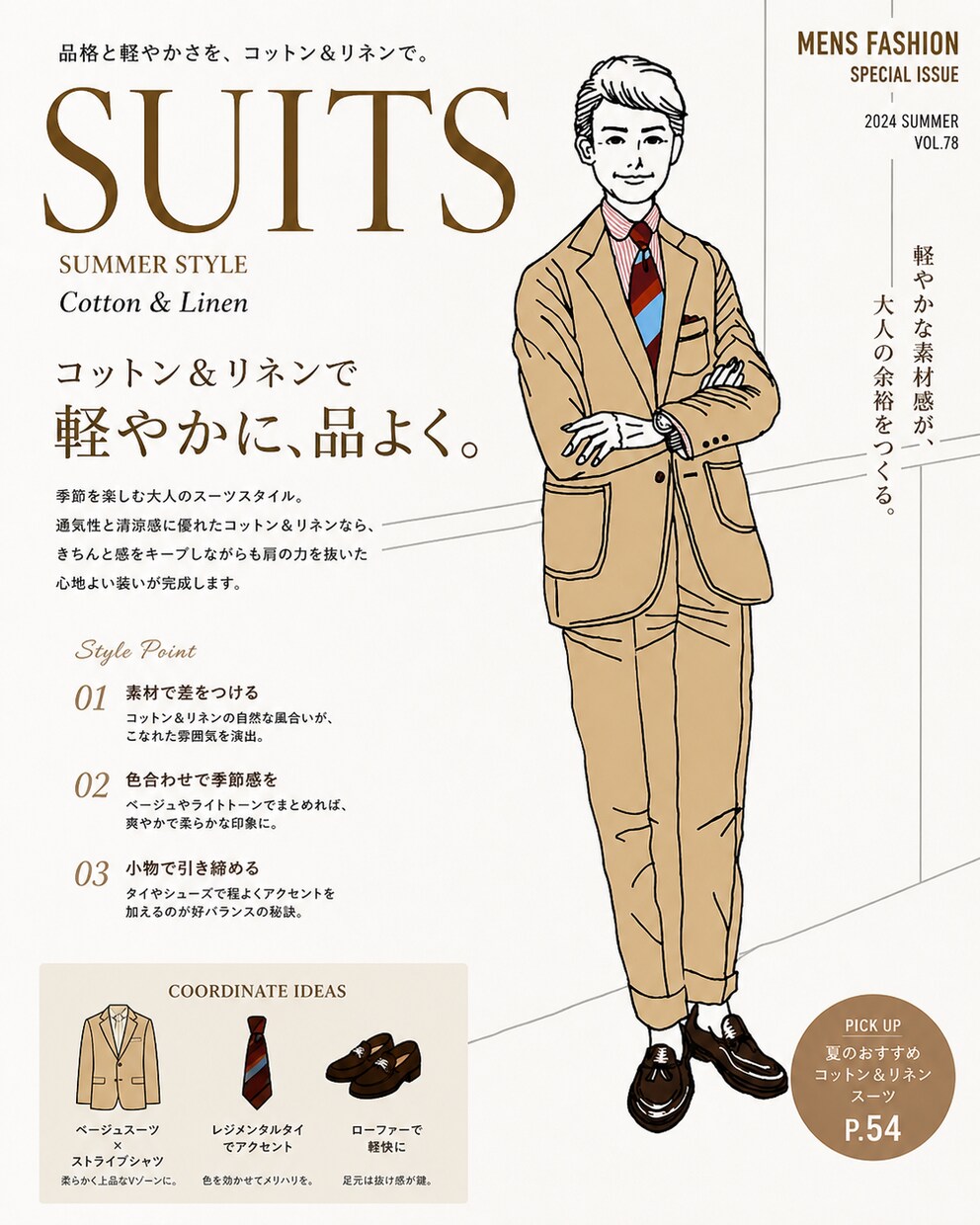 ファッション関連のイラストを描きます おしゃれな挿絵をお探しの人に。 イメージ5