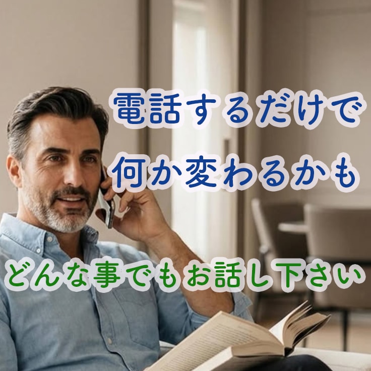 今すぐ話すだけ！　モヤモヤがスッキリします １分から、スッキリするまで、じっくりとお聴きします。 イメージ4
