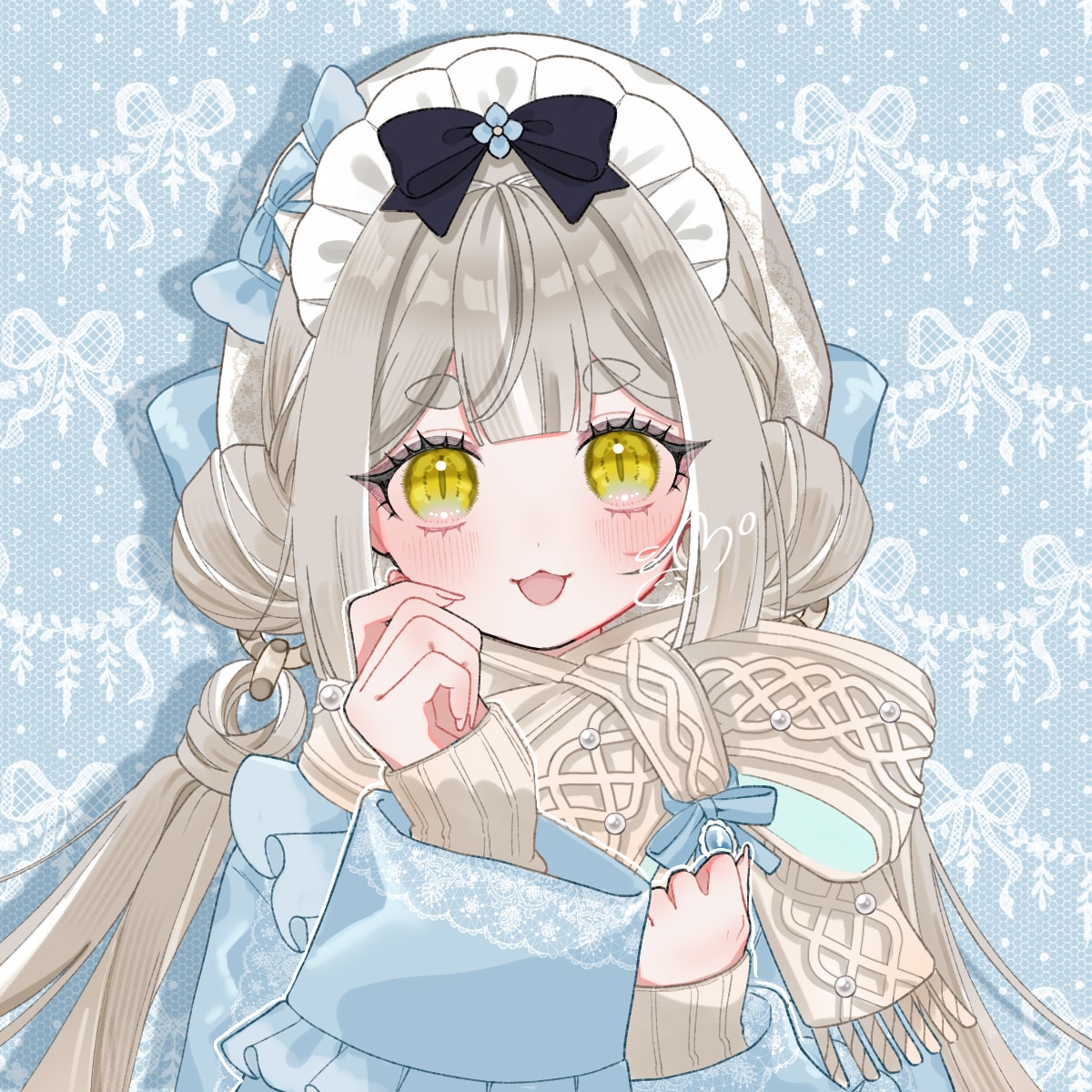 SNS用の可愛いアイコンイラスト描きます きらきらで可愛いお顔が好きな方へ！ イメージ2