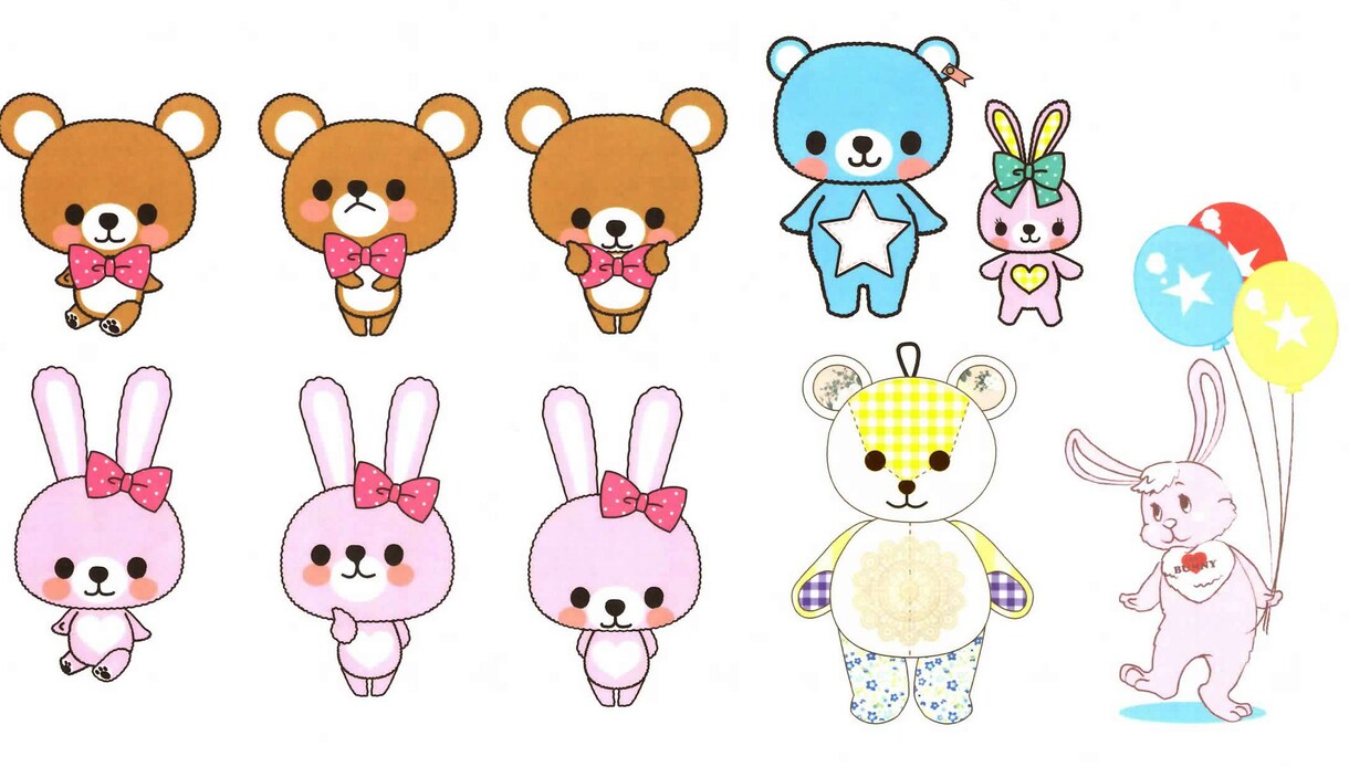 商用可！ゆるかわなキャラクターを制作します アナログからデジタルまでご希望のテイストで！ イメージ4