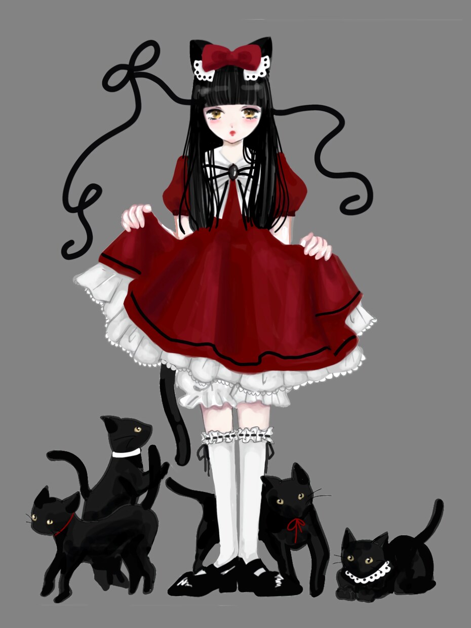様々な用途に使用できるイラスト描きます 女の子やかわいいお洋服のイラストが得意です。 イメージ3