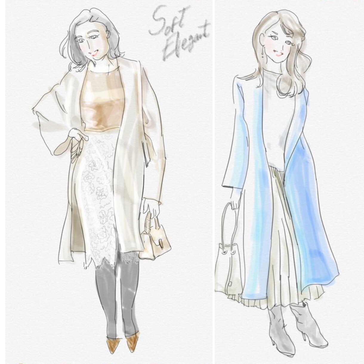 オシャレなアイコン、モデルのイラストを描きます SNS用のオリジナルアイコンを描きます! イメージ2