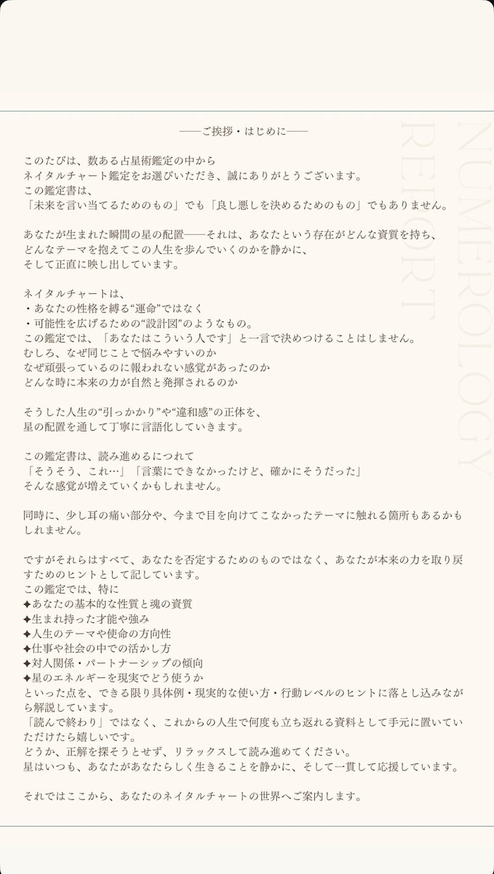 20p超え！人生の設計図を徹底解読します 〜自己否定をほどく、本気のネイタル鑑定〜 イメージ2