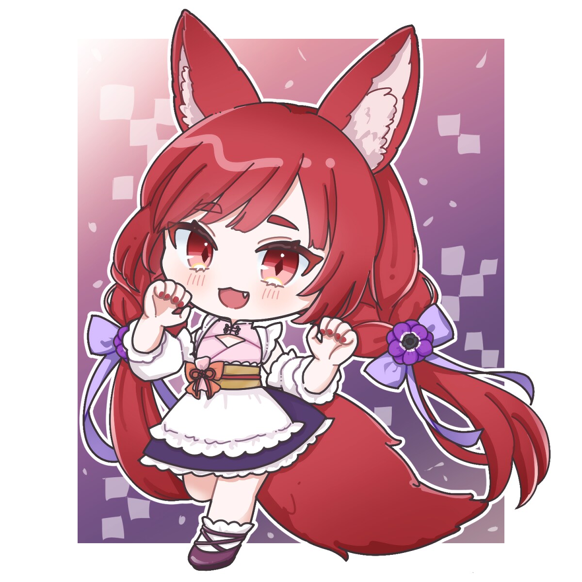 ポップで可愛いミニキャラ描きます アイコン、サムネ、グッズなど様々なイラストに対応可能です！ イメージ1