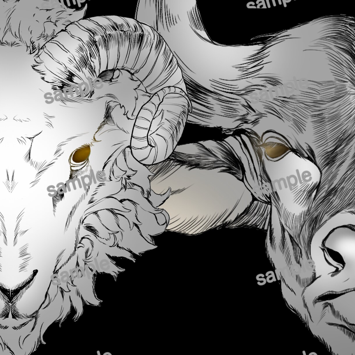 SNSアイコンやタトゥーデザインなど描きます ひと目で残る神秘的な表現で個性を表現しませんか。 イメージ10