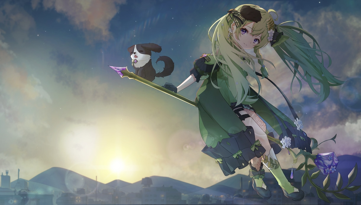かわいい、透明感。そんなイラストを制作します 商用〇。一枚絵、立ち絵、アイコンなどにいかがでしょうか。 イメージ1