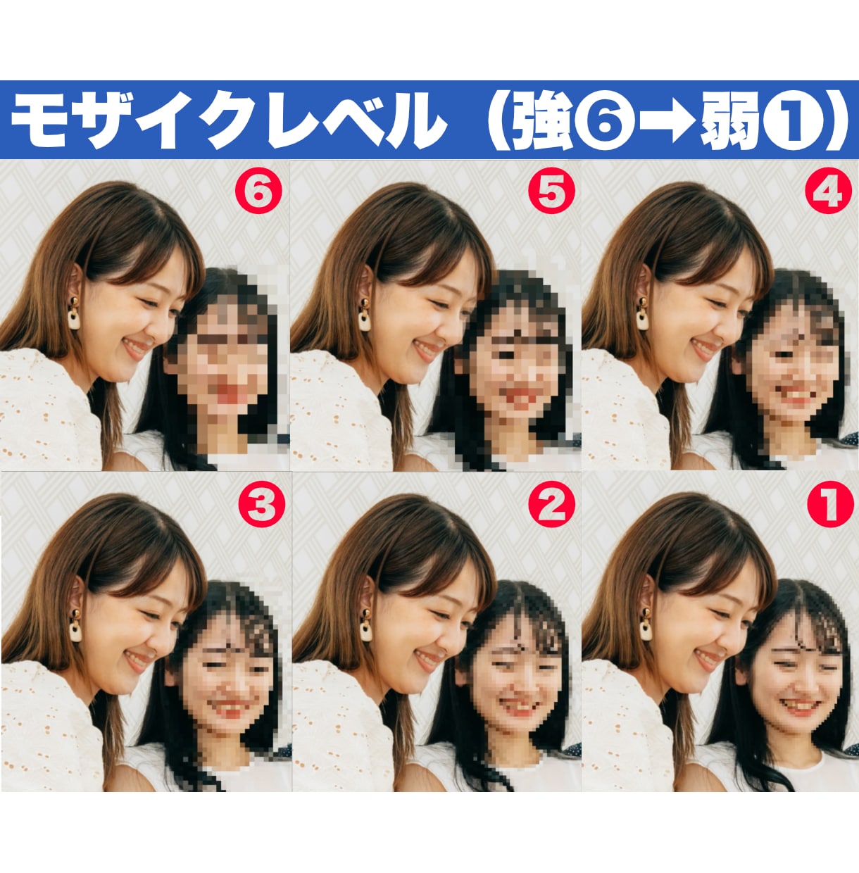 動画の雰囲気壊さず自然なぼかし・モザイク加工します 動画アップには肖像権保護が必須!強度・ボケ足細やかな設定可能 イメージ2