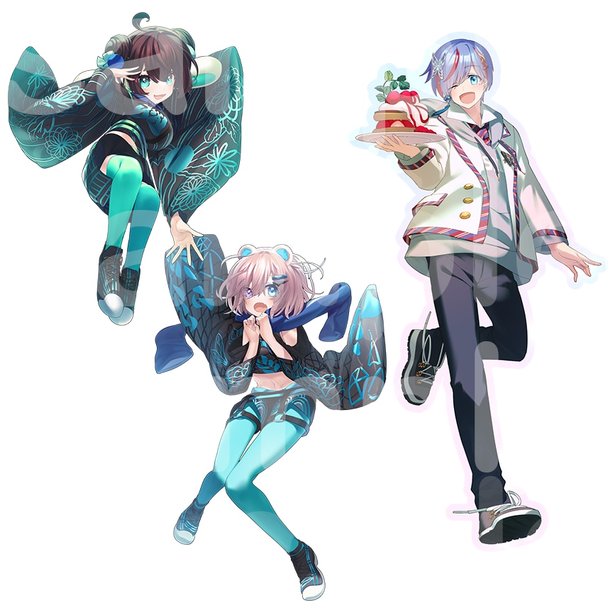 Vtuberや立ち絵に♫　モデル制作致します 高品質、低価格！　ラフの修正無制限　こだわりを実現したい方へ イメージ3