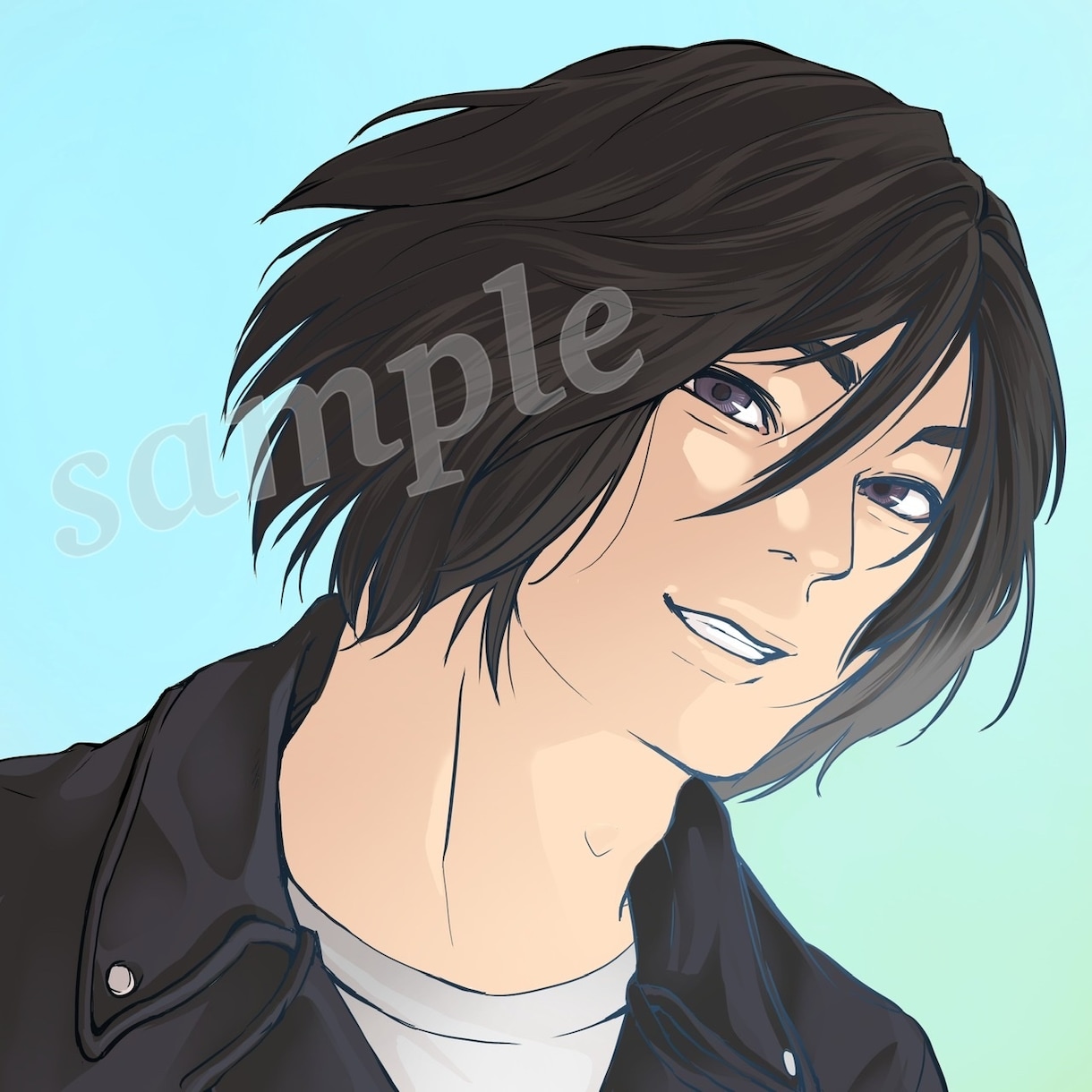 SNS用イラストアイコン作成承ります 似顔絵や創作キャラクター等のイラストアイコンを作成します。 イメージ1