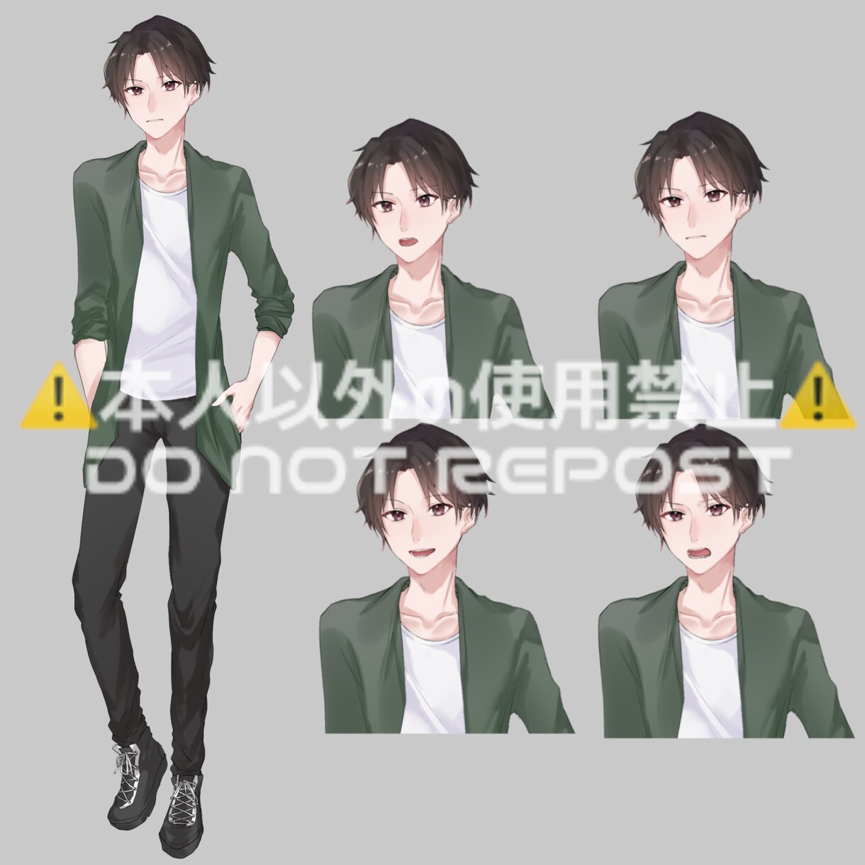 立ち絵・アイコン・1枚絵などの制作承ります TRPG用立ち絵やキャラデザからの制作可能です！ イメージ5