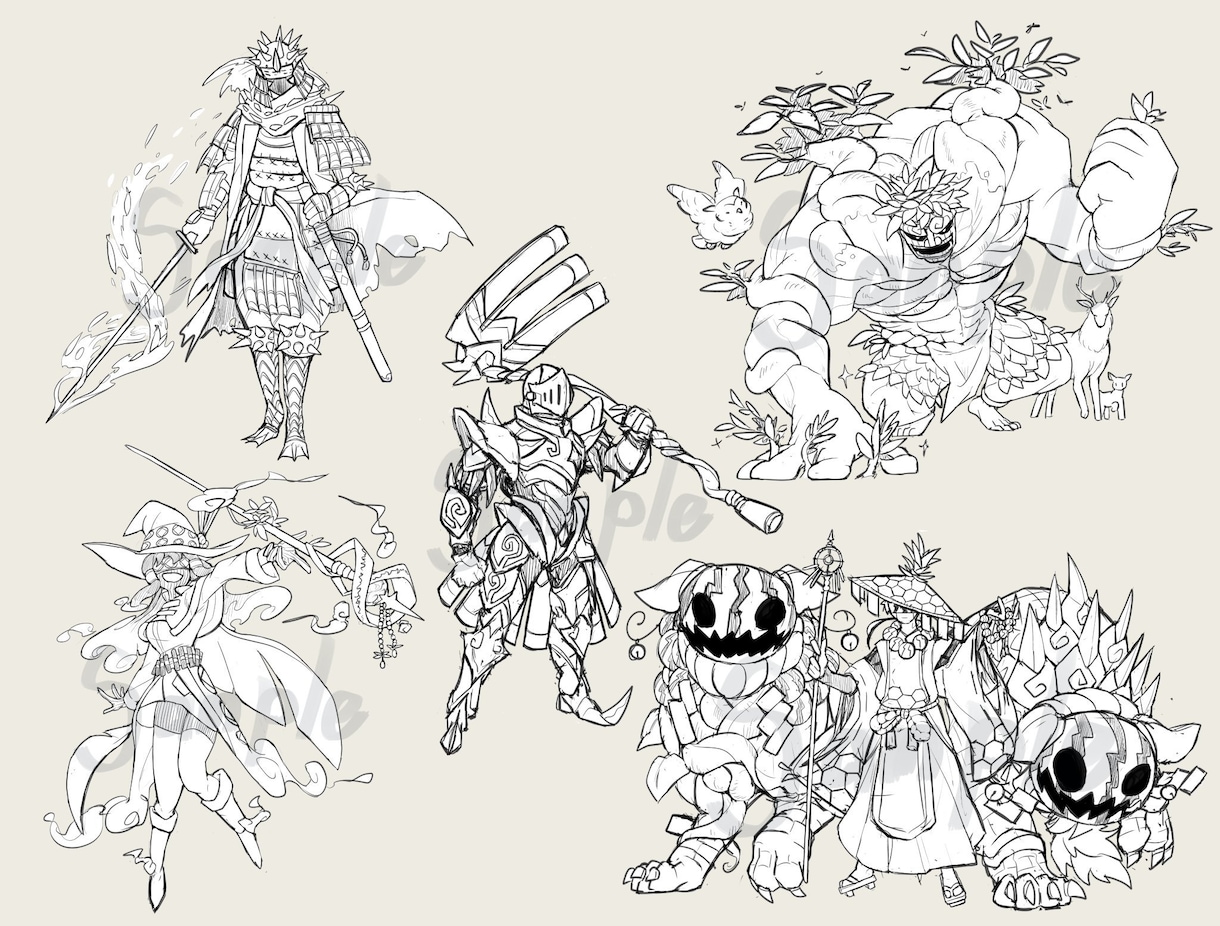 人外キャラクターをデザイン致します 唯一無二のオリジナルキャラクターを制作致します！ イメージ9