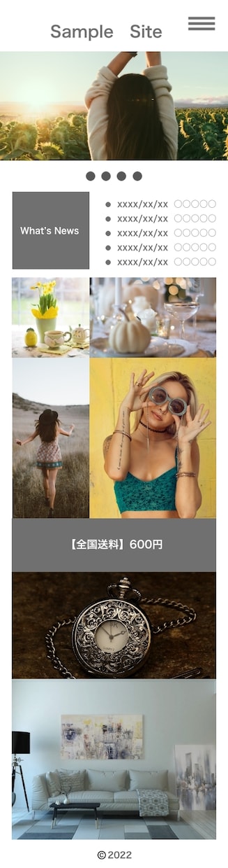 WEBデザイン/LPもOK！デザインいたします あなただけのサイトをデザインします イメージ2
