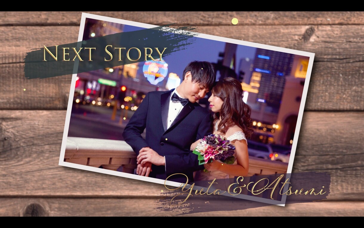 感動♡煌めく結婚式プロフィールムービーを制作します プロ仕様♡女性クリエイターが作る高品質な結婚式ムービーです イメージ6