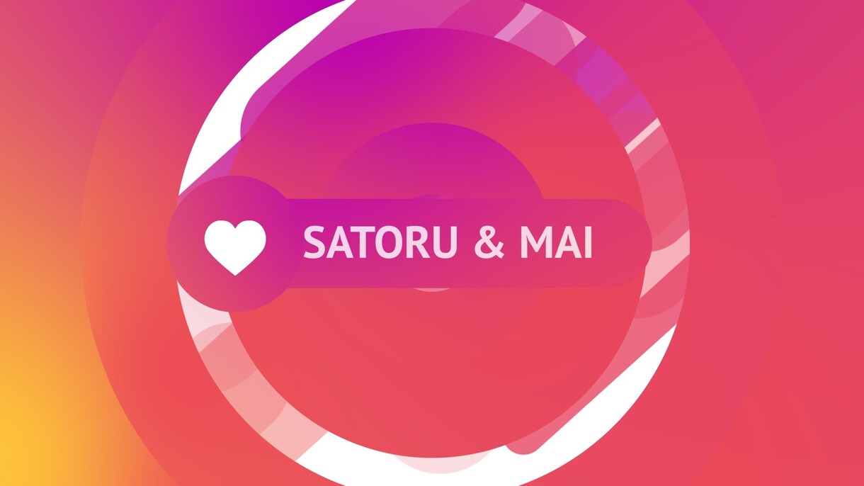 結婚式のインスタ風オープニングムービーを製作します 結婚式の始まりを盛り上げる！インスタ風のオープニングムービー イメージ6