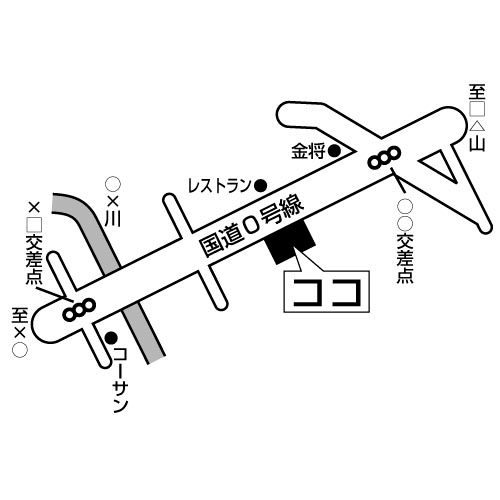 手書きの地図をキレイに作り直します お陰様でご依頼件数200件突破!! イメージ3