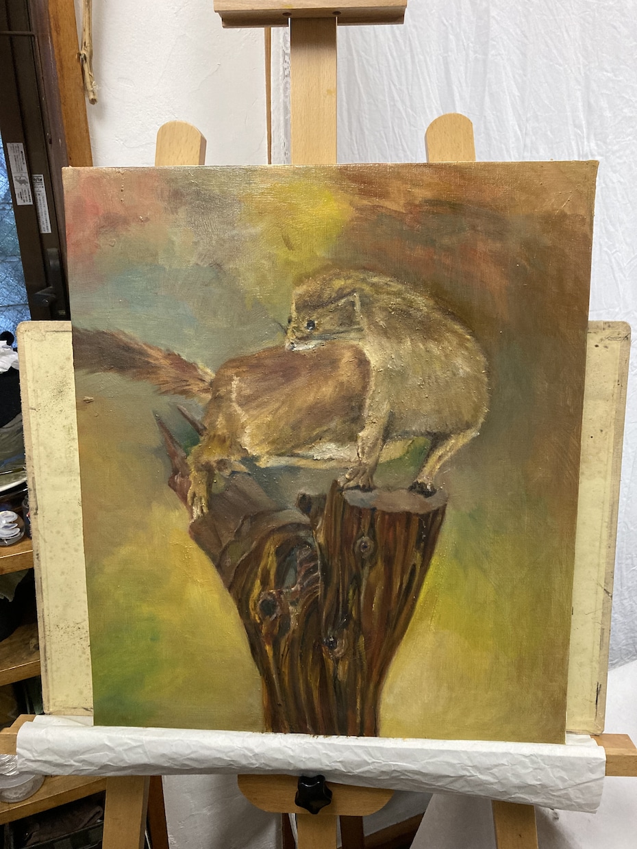 油絵でペットや動物のオーダー絵画を丁寧に制作します 一つ一つ丁寧に仕上げます、眺めるたびに心が和らぐ手書き絵画 イメージ1