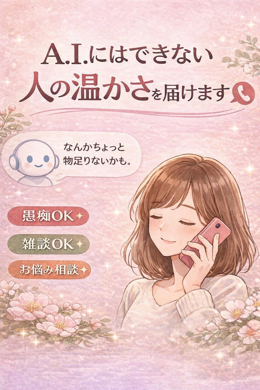 夜になると不安になるあなたへ。そっとお話し伺ます 前進が正解とは限りません。その不安、半分こしませんか？ イメージ1