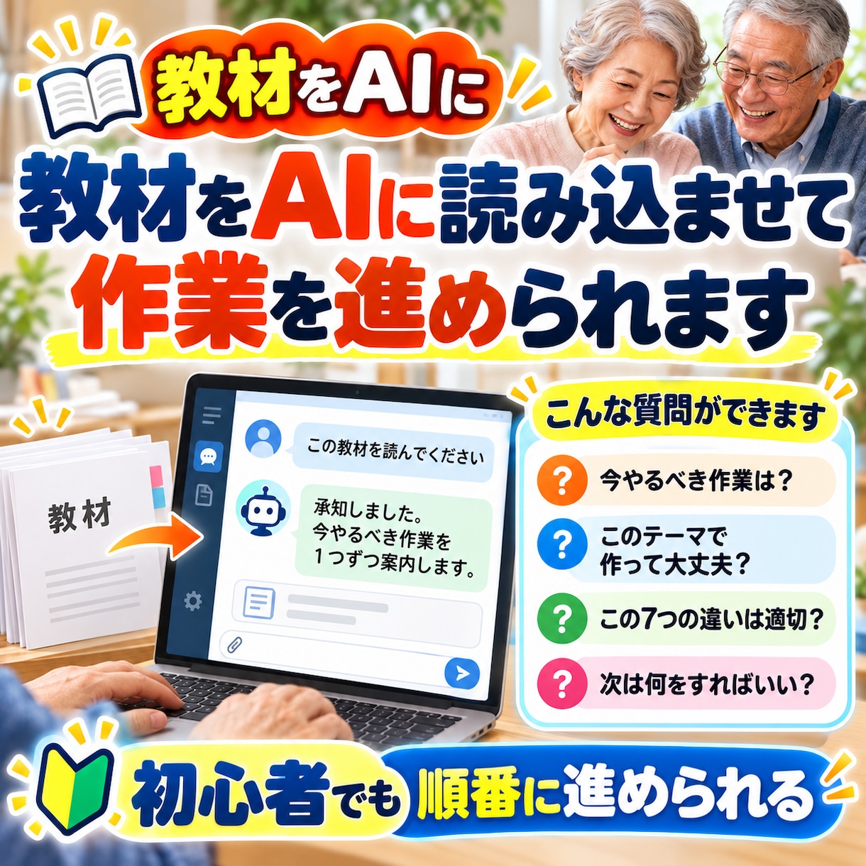 認知症予防×AIでグッズ販売！本を作り出版します 教材をAIに読み込ませて出版まで1ステップずつ進める超実践版 イメージ2