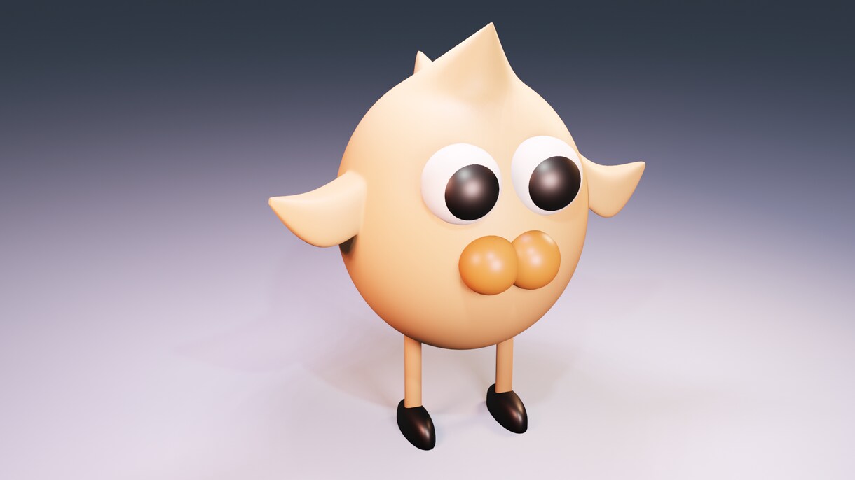 Blenderで3Dモデリングいたします 企業キャラクターなど3Dにいたします！ イメージ3