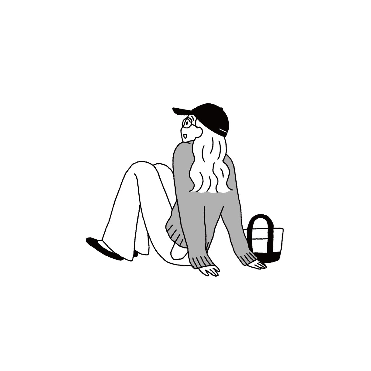 シンプルで使いやすいイラストをお描きします スタイリッシュな線画で似顔絵やカットイラスト(カラー可) イメージ7