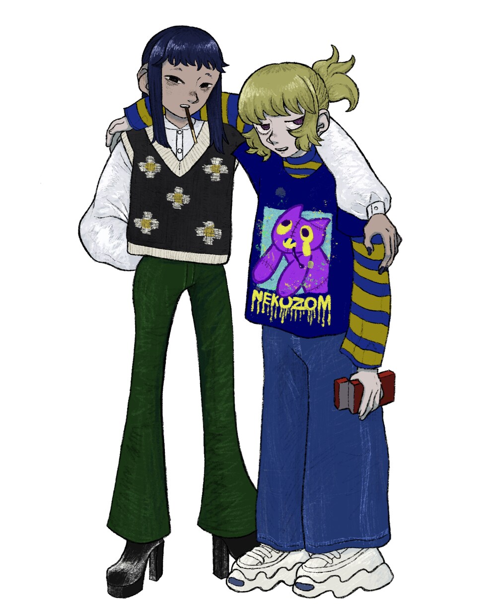 個性的でカラフルなイラストを描きます 個性的で可愛いイラストをご提示します！ イメージ5
